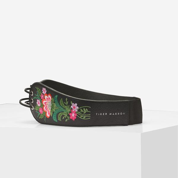 Embroidered Leather waist Belts for ladies