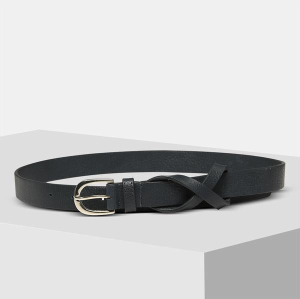 Navy Blue stylish leather criss cross belt