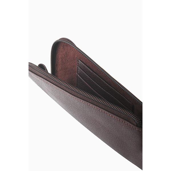 Wine Leather Wallet for Women