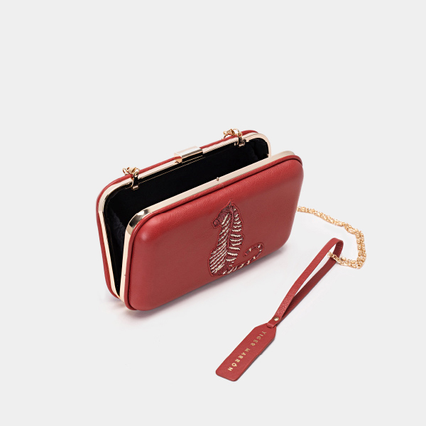 Red & Gold Clutch Bags USA
